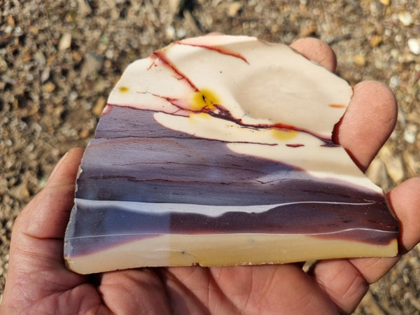 Polished Mookaite slab MK403