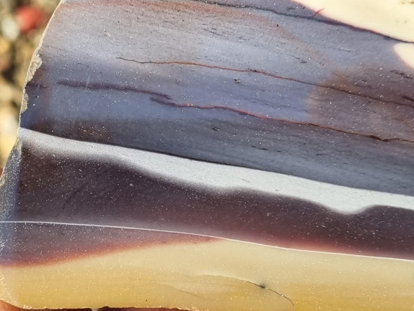 Polished Mookaite slab MK403