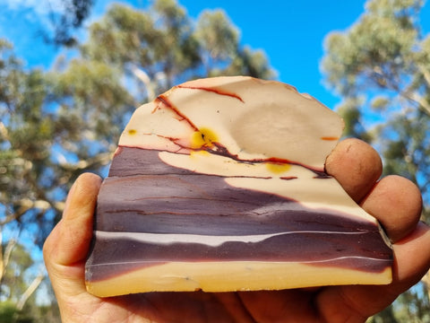 Polished Mookaite slab MK403