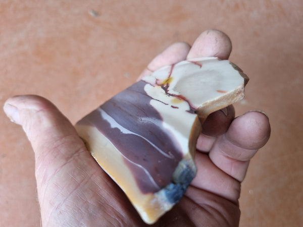 Polished Mookaite slab MK403