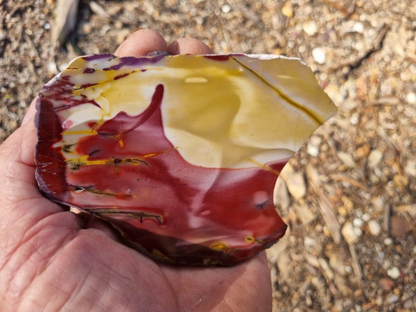 Polished Mookaite slab MK404