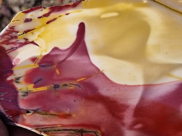 Polished Mookaite slab MK404