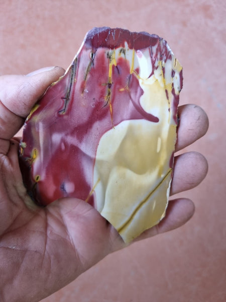 Polished Mookaite slab MK404