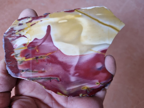 Polished Mookaite slab MK404