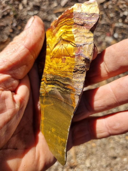 Polished Tiger Eye slab TE385