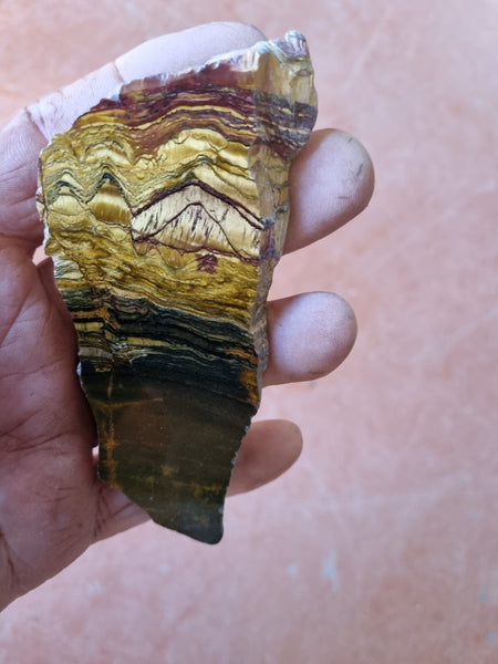 Polished Tiger Eye slab TE385