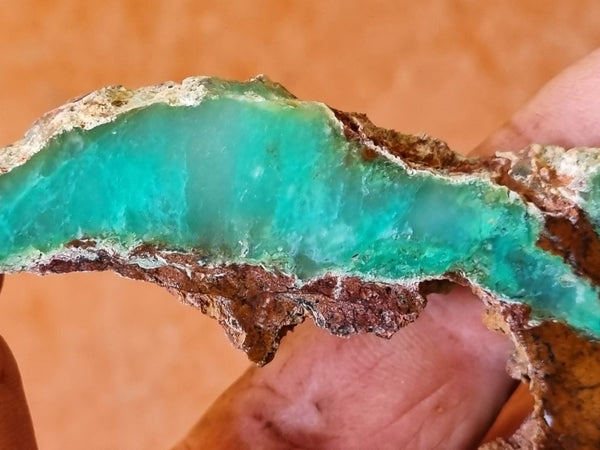 Polished Chrysoprase slab CH443