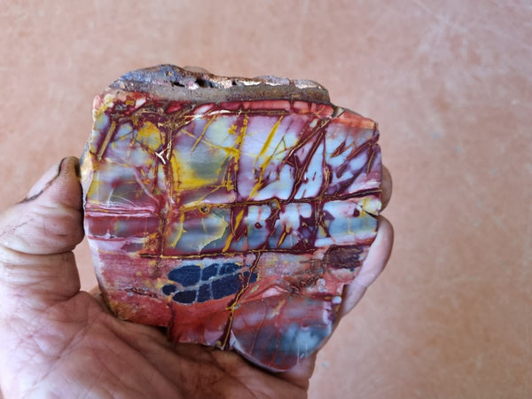 Sunset Jasper polished slab SU166