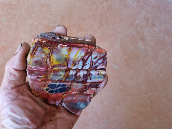 Sunset Jasper polished slab SU166