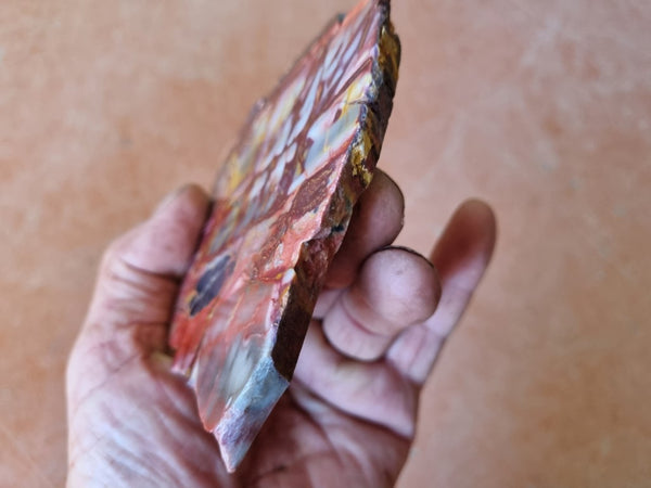 Sunset Jasper polished slab SU166