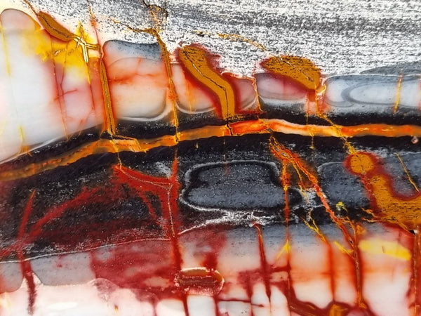 Sunset Jasper polished slab SU167