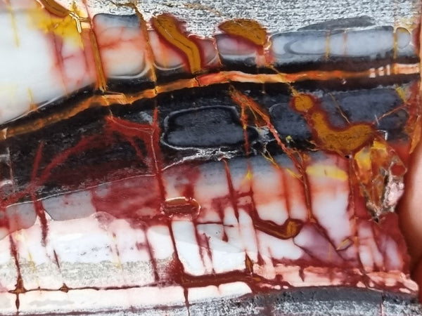 Sunset Jasper polished slab SU167