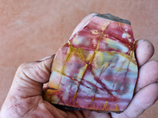 Sunset Jasper polished slab SU168