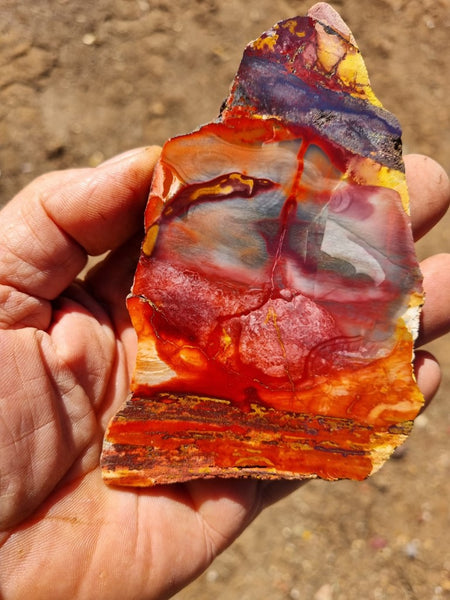 Sunset Jasper polished slab SU172