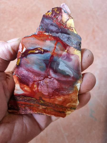 Sunset Jasper polished slab SU172