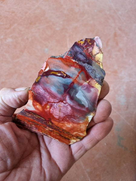 Sunset Jasper polished slab SU172