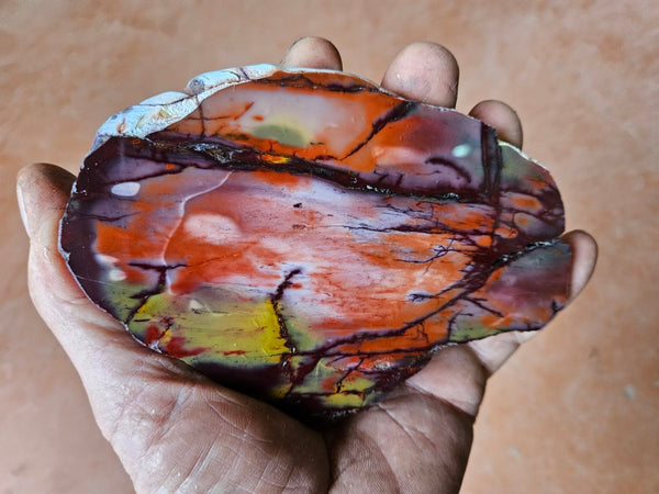 Polished Mookaite slab MK405