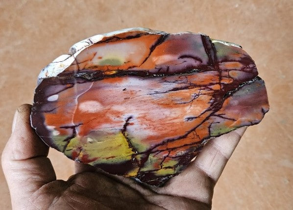 Polished Mookaite slab MK405