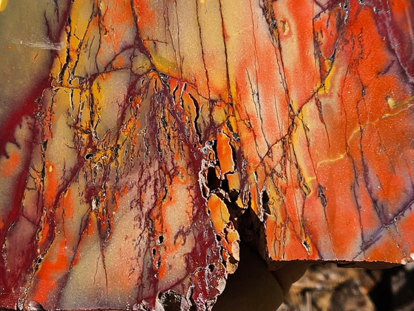 Polished Mookaite slab MK408