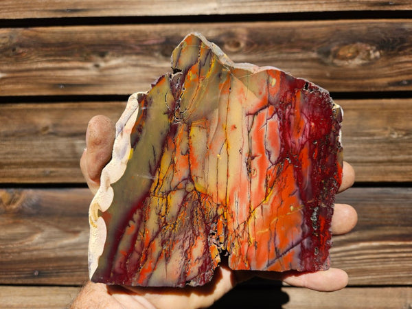 Polished Mookaite slab MK408