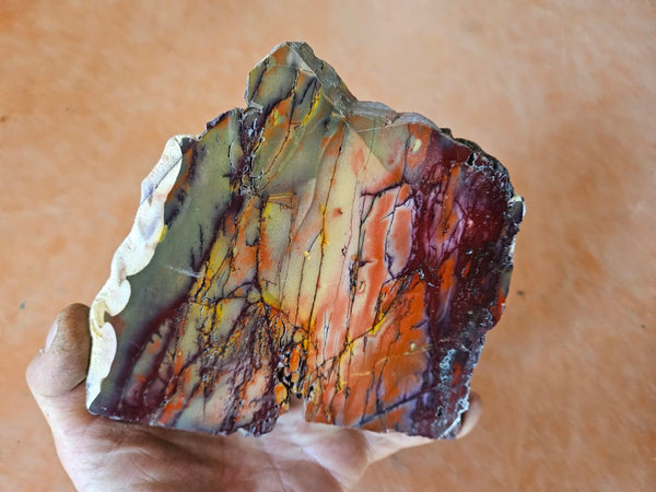 Polished Mookaite slab MK408