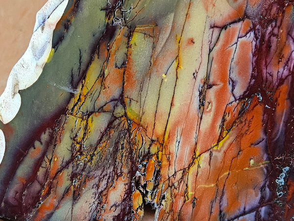 Polished Mookaite slab MK408