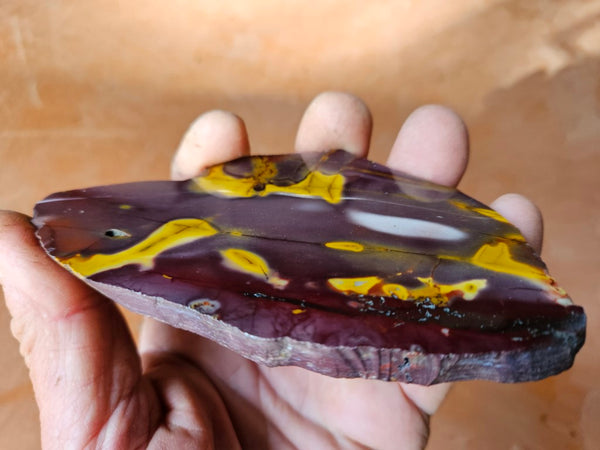 Polished Mookaite slab MK409