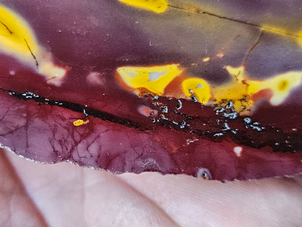 Polished Mookaite slab MK409