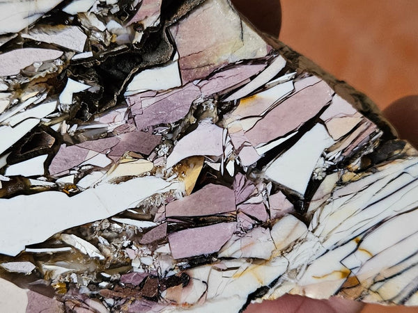 Polished Brecciated Mookaite rock BM295