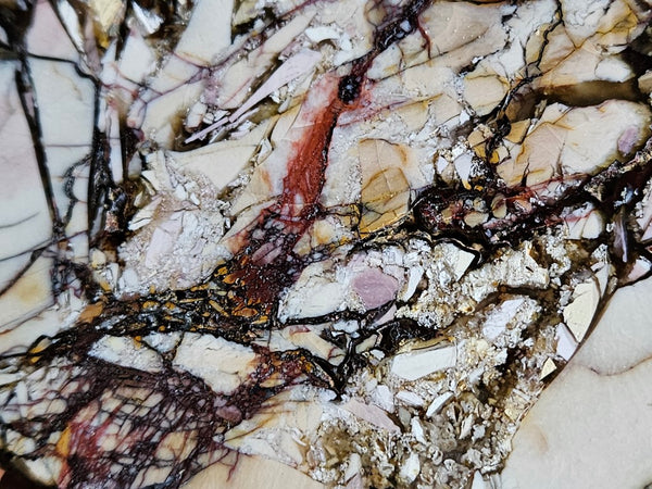 Polished Brecciated Mookaite slab BM297