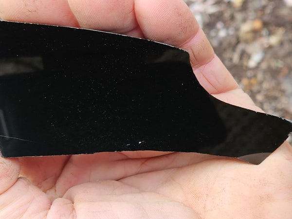 BJ115 Polished "Black Jade" Actinolite slab.