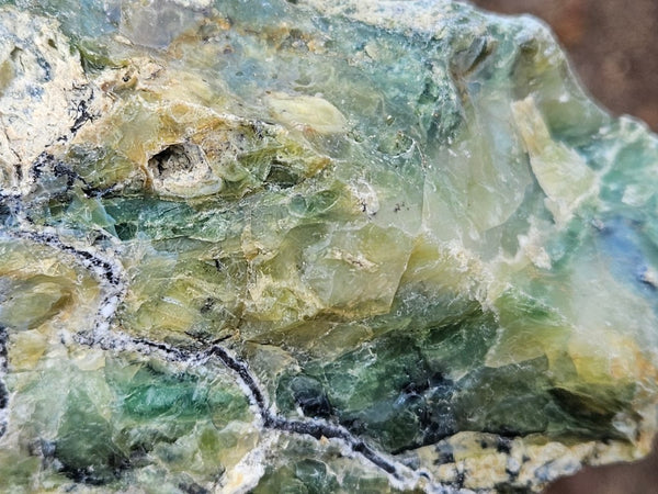 Polished Green Opal rock GRN96