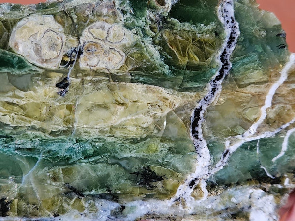 Polished Green Opal rock GRN96