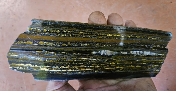 Polished Tiger Iron slab TI286