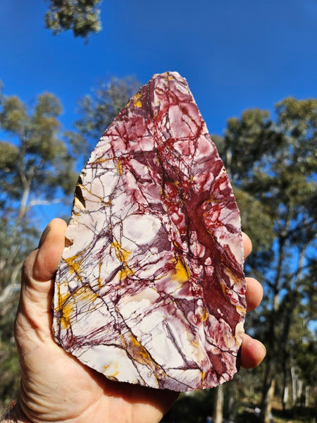 Polished Mookaite slab MK412