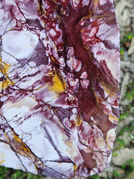 Polished Mookaite slab MK412