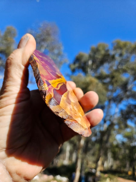 Polished Mookaite slab MK411