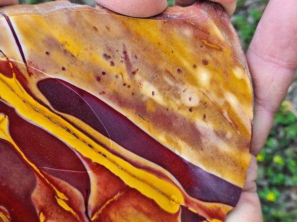 Polished Mookaite slab MK411