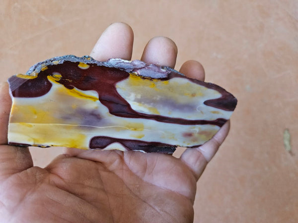 Polished Mookaite slab MK417