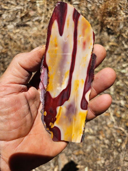 Polished Mookaite slab MK417