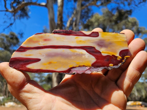 Polished Mookaite slab MK417