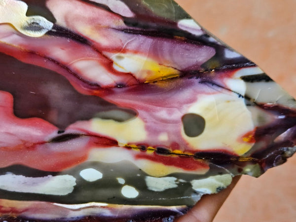 Polished Mookaite slab MK419