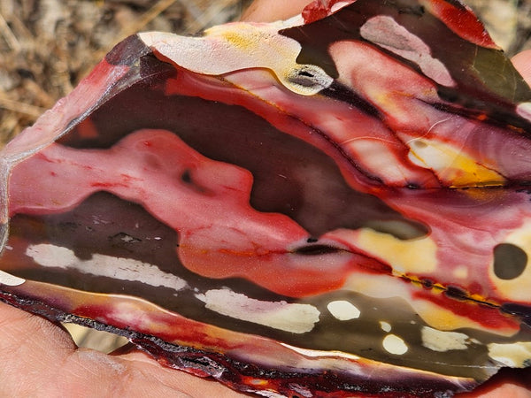 Polished Mookaite slab MK419