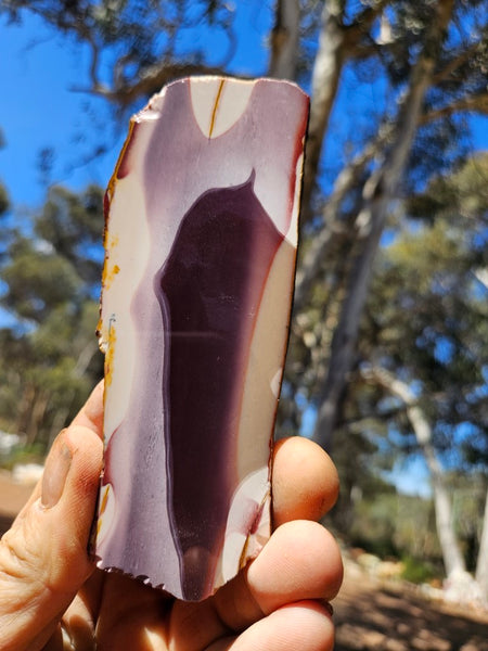 Polished Mookaite slab MK418