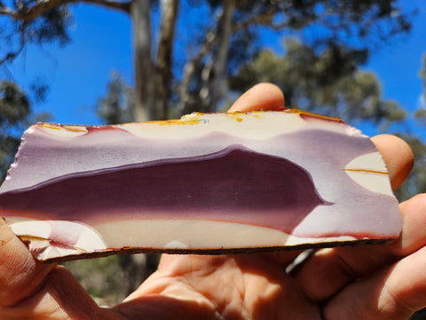 Polished Mookaite slab MK418