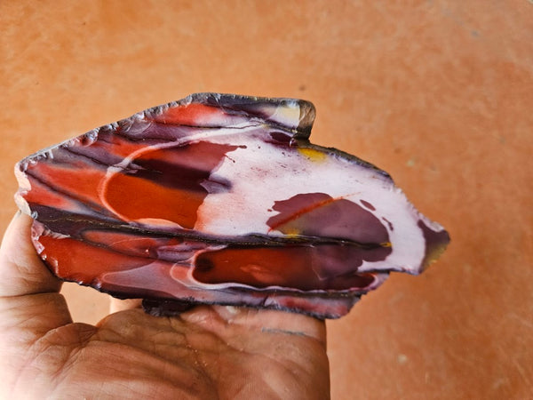 Polished Mookaite slab MK421