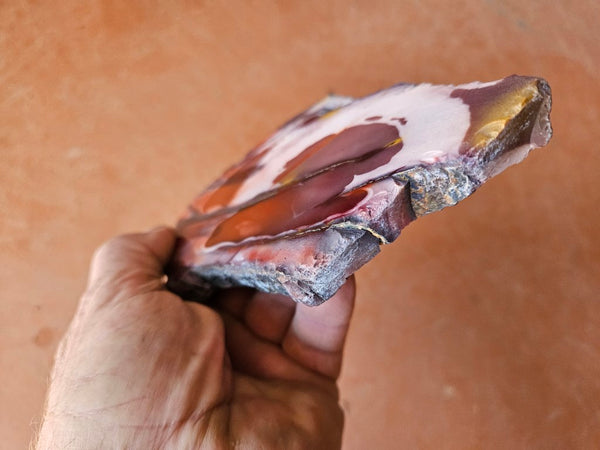 Polished Mookaite slab MK421