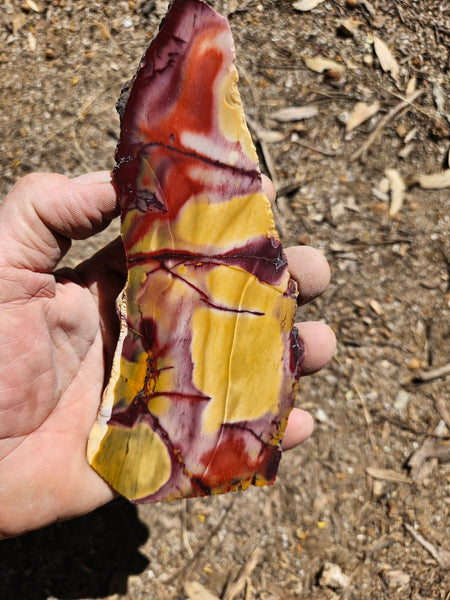 Polished Mookaite slab MK423