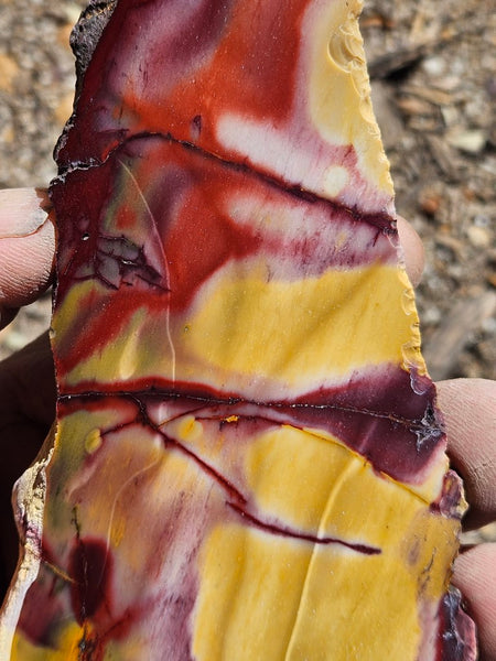 Polished Mookaite slab MK423