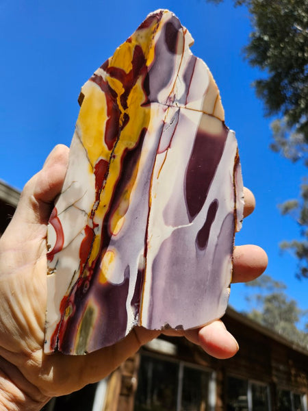 Polished Mookaite slab MK424